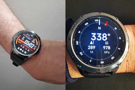 Wearing mingdaln k67 smart watch on wrist