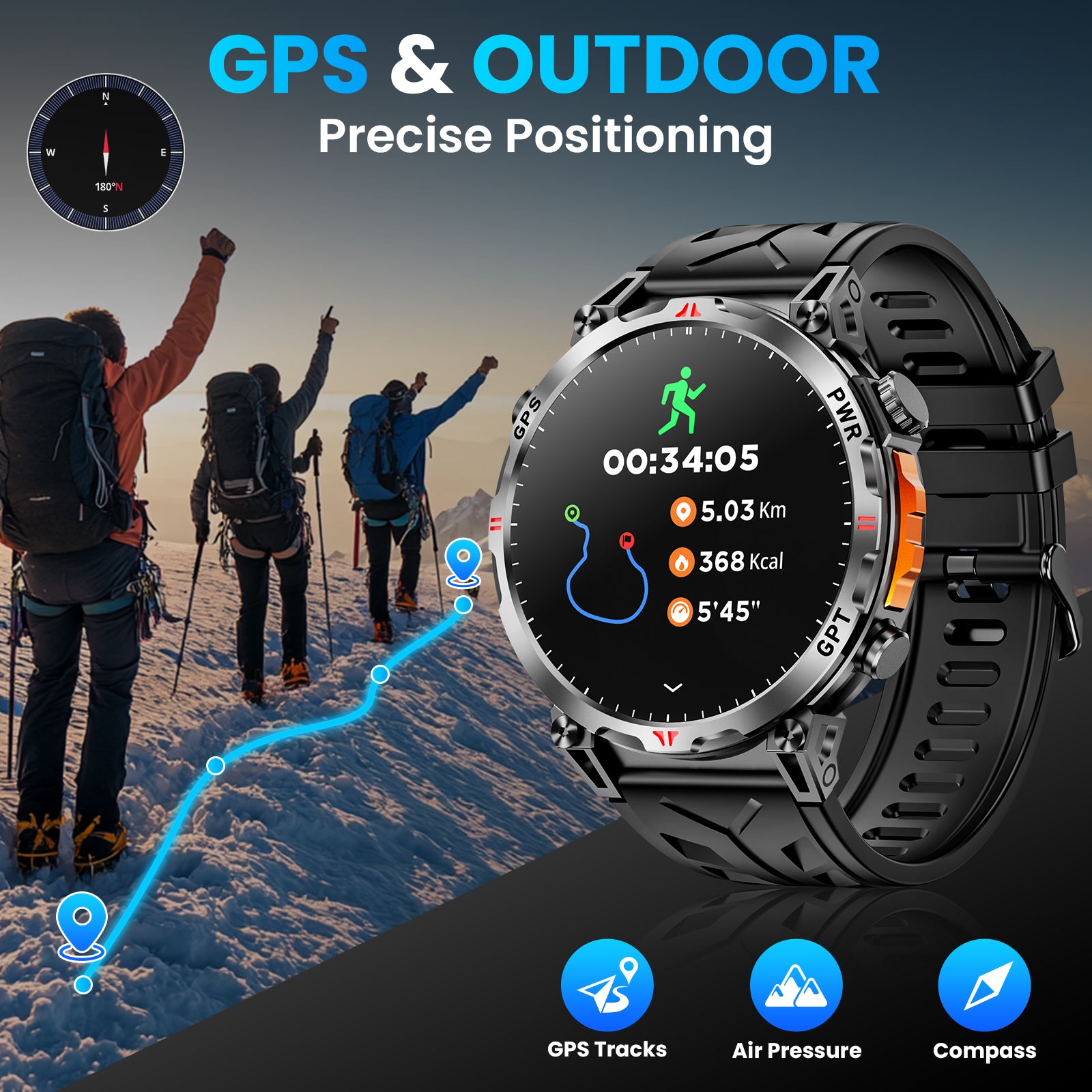 Geo-Path Smartwatch(GPS)