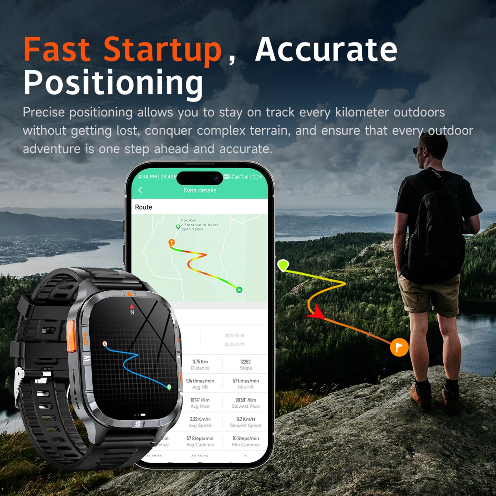 Geo-Path Pro Smartwatch(GPS)