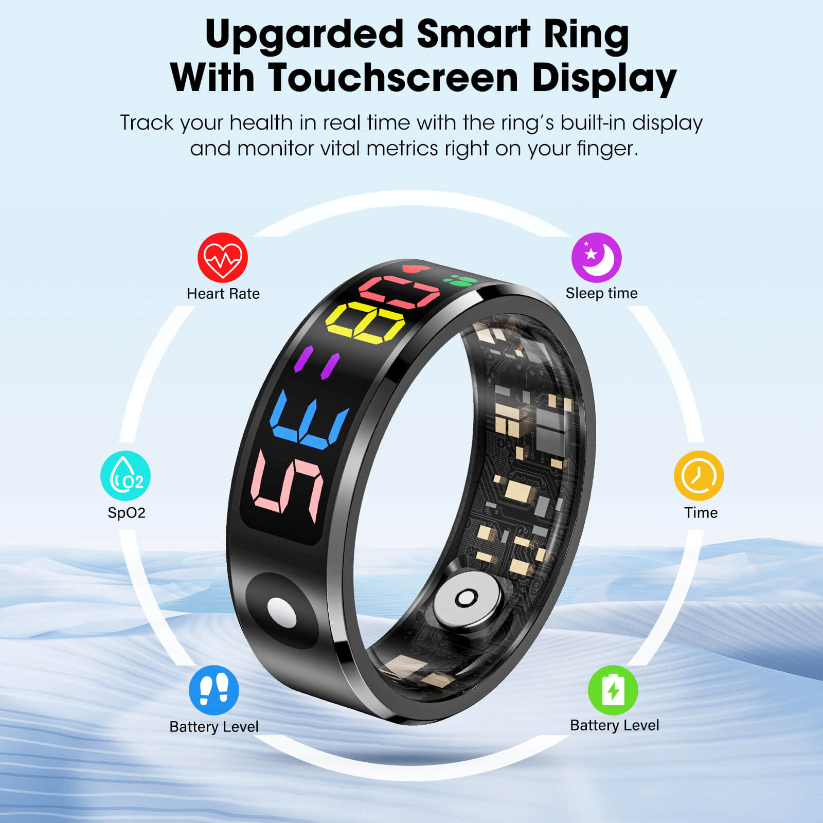 Mingdaln R12 Smart Ring For Men