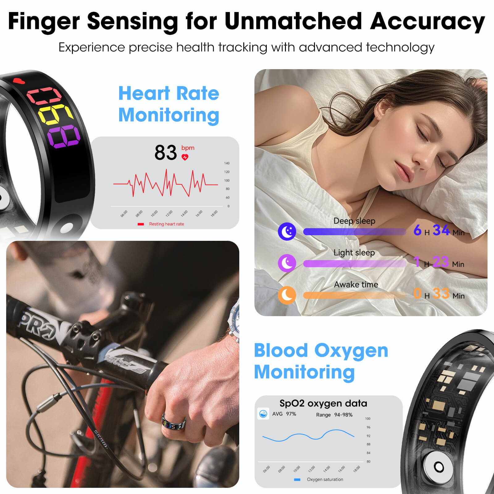 Mingdaln R12 Smart Ring For Men