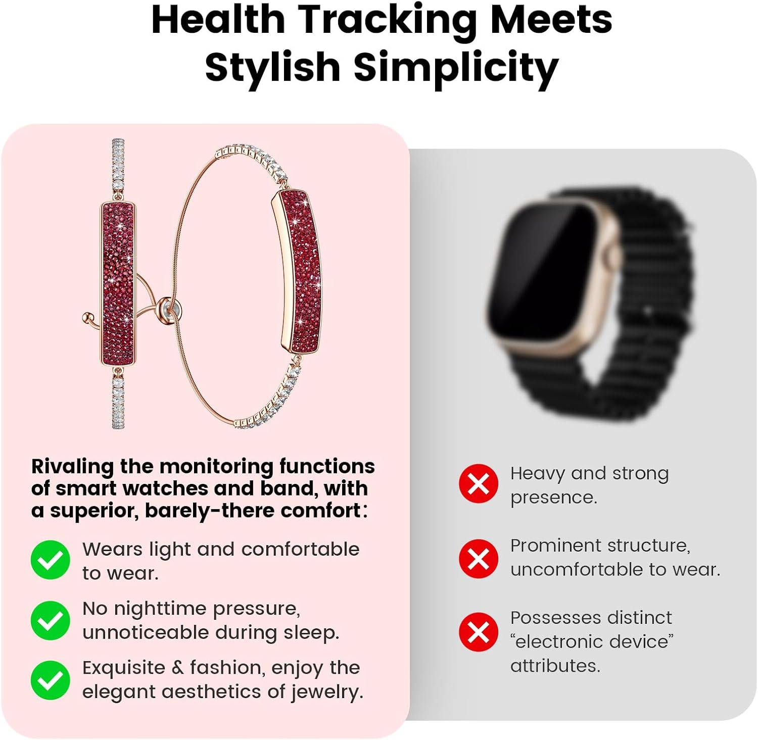 Mingdaln Smart Bracelet for Women