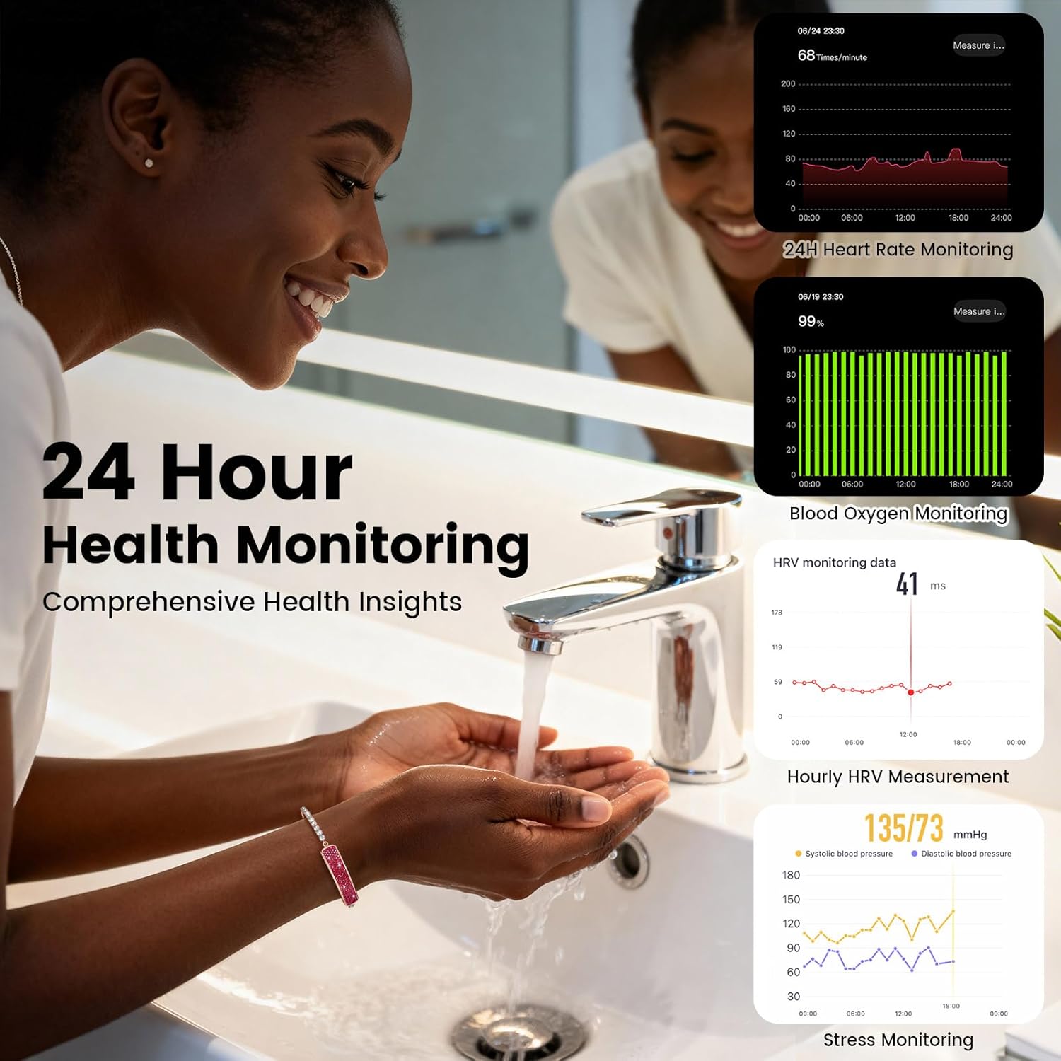 Mingdaln Smart Bracelet for Women