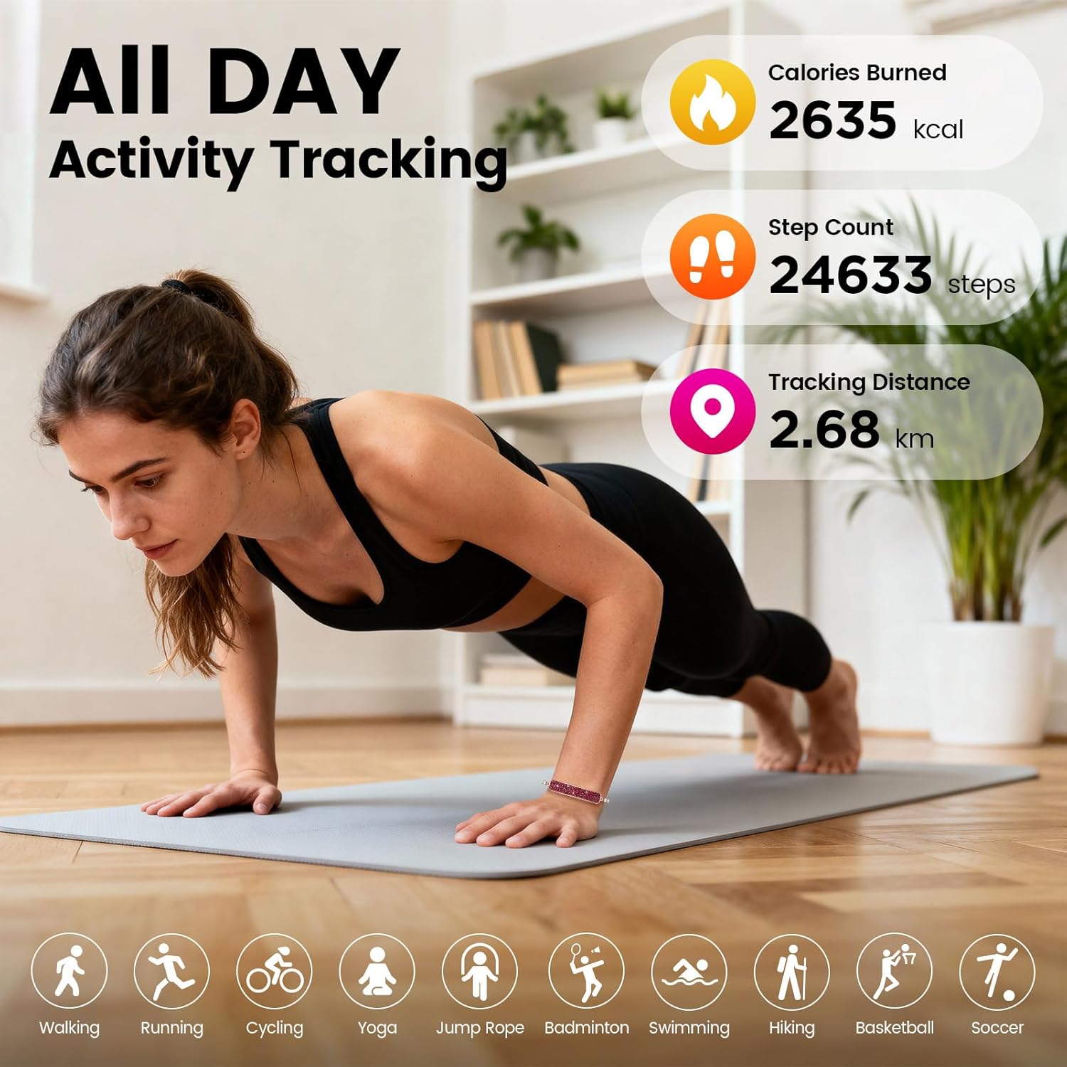 Mingdaln Smart Bracelet for Women