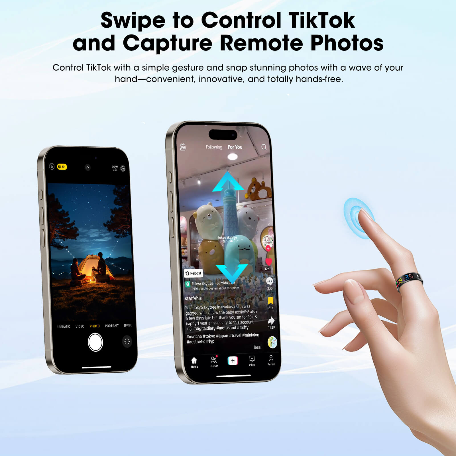 Mingdaln R12 Smart Ring For Men