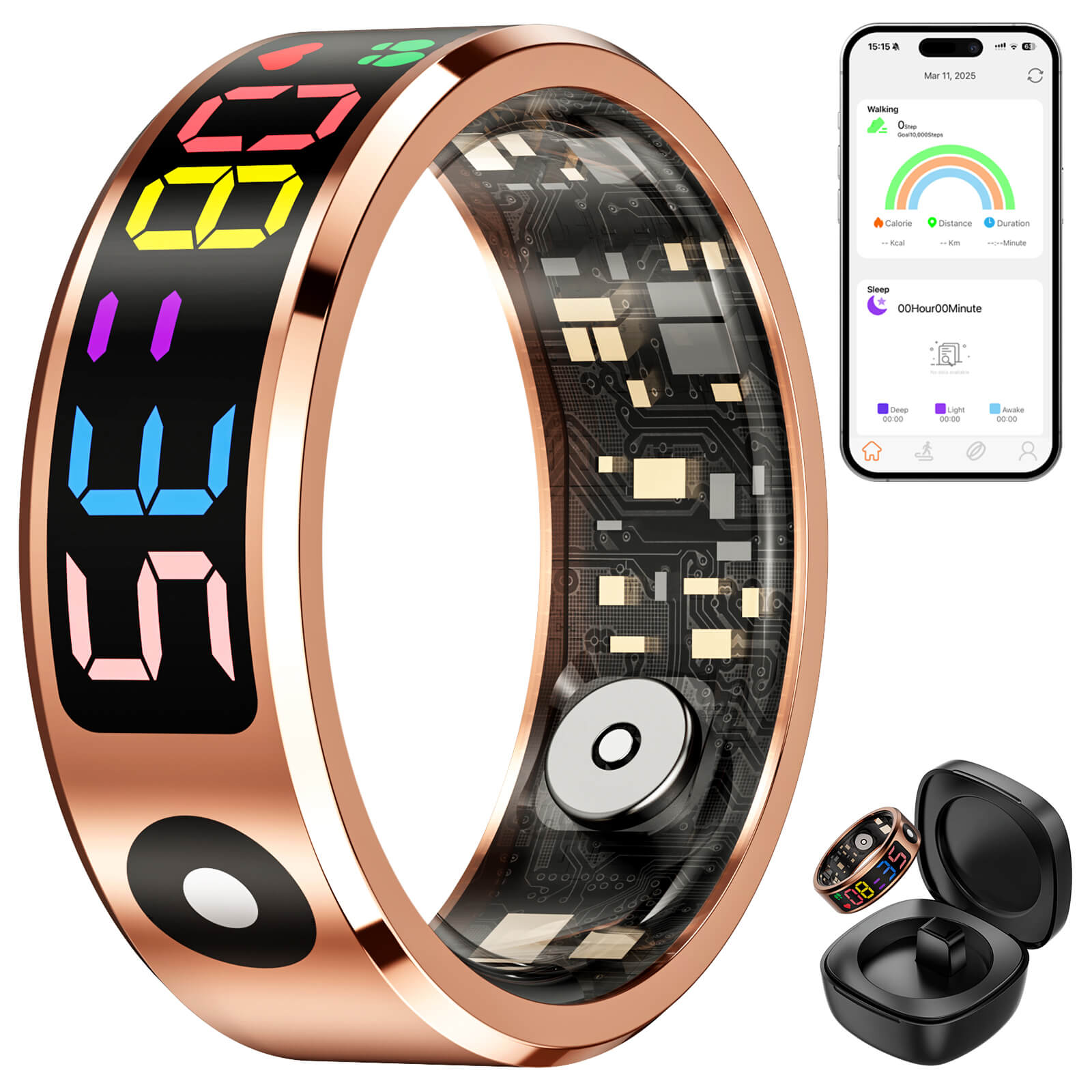 Mingdaln R12 Smart Ring For Men