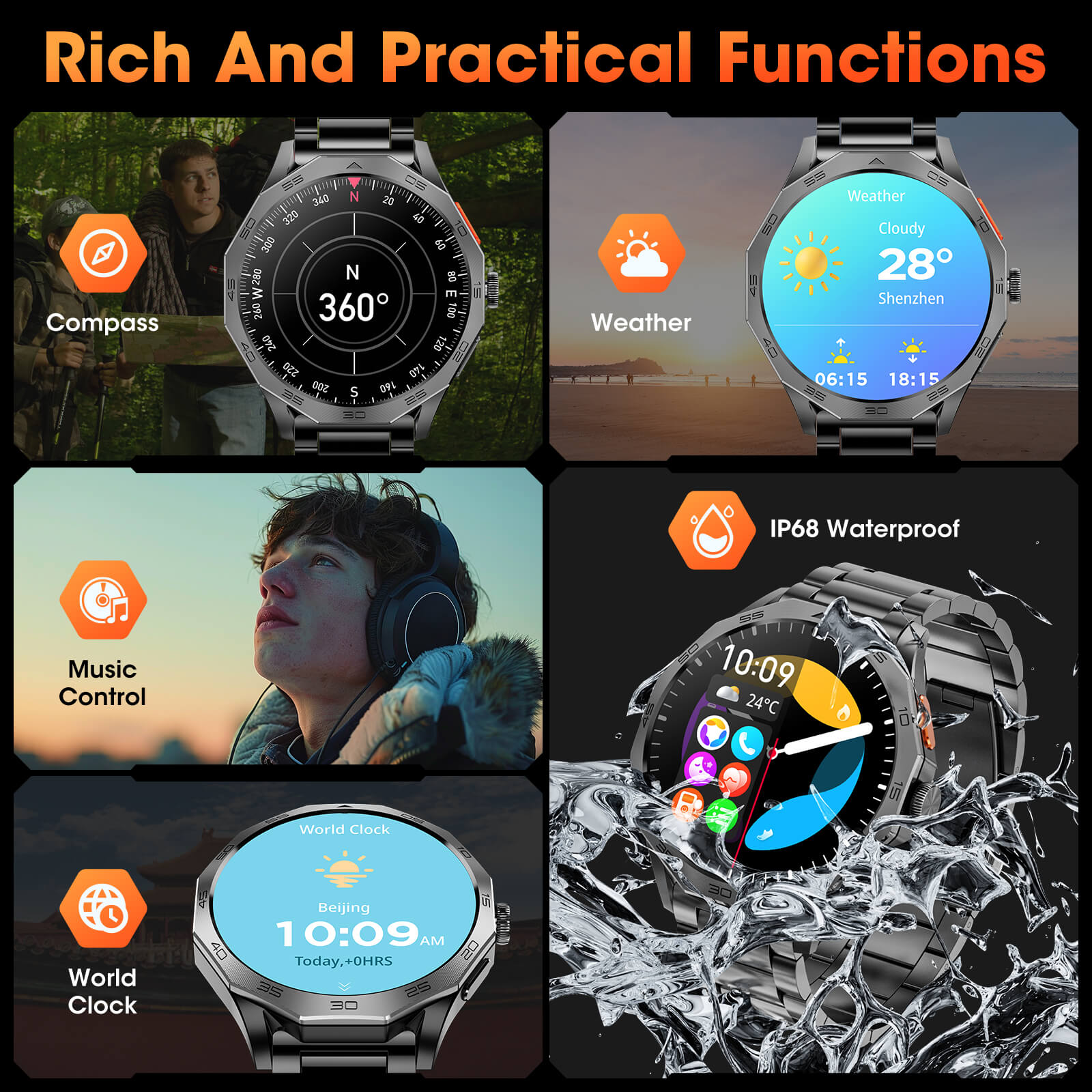 Mingdaln DA03 Smartwatch for men