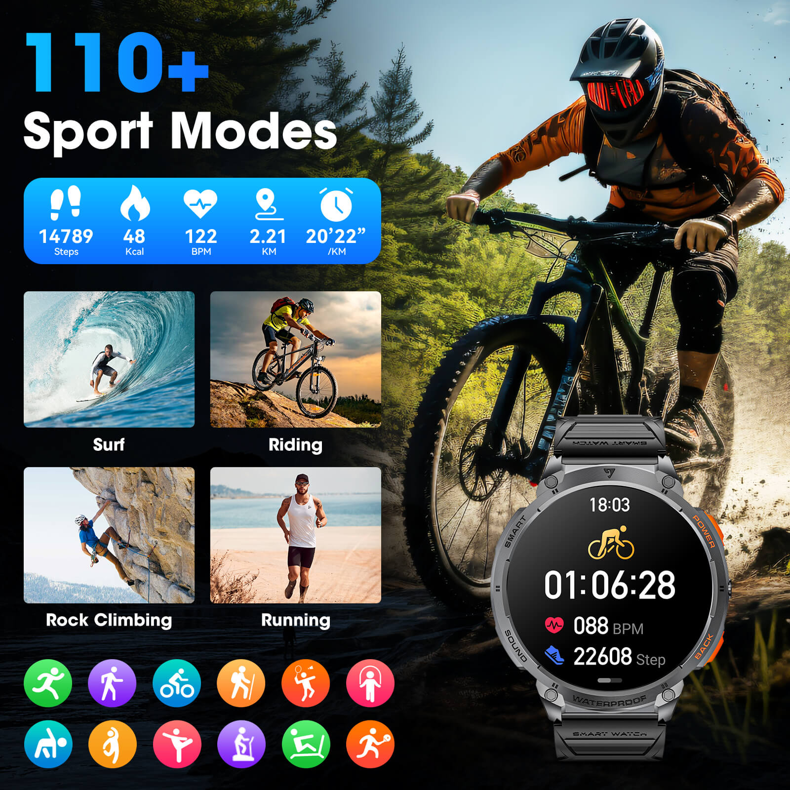 Mingdaln K68 Men's Smart watch