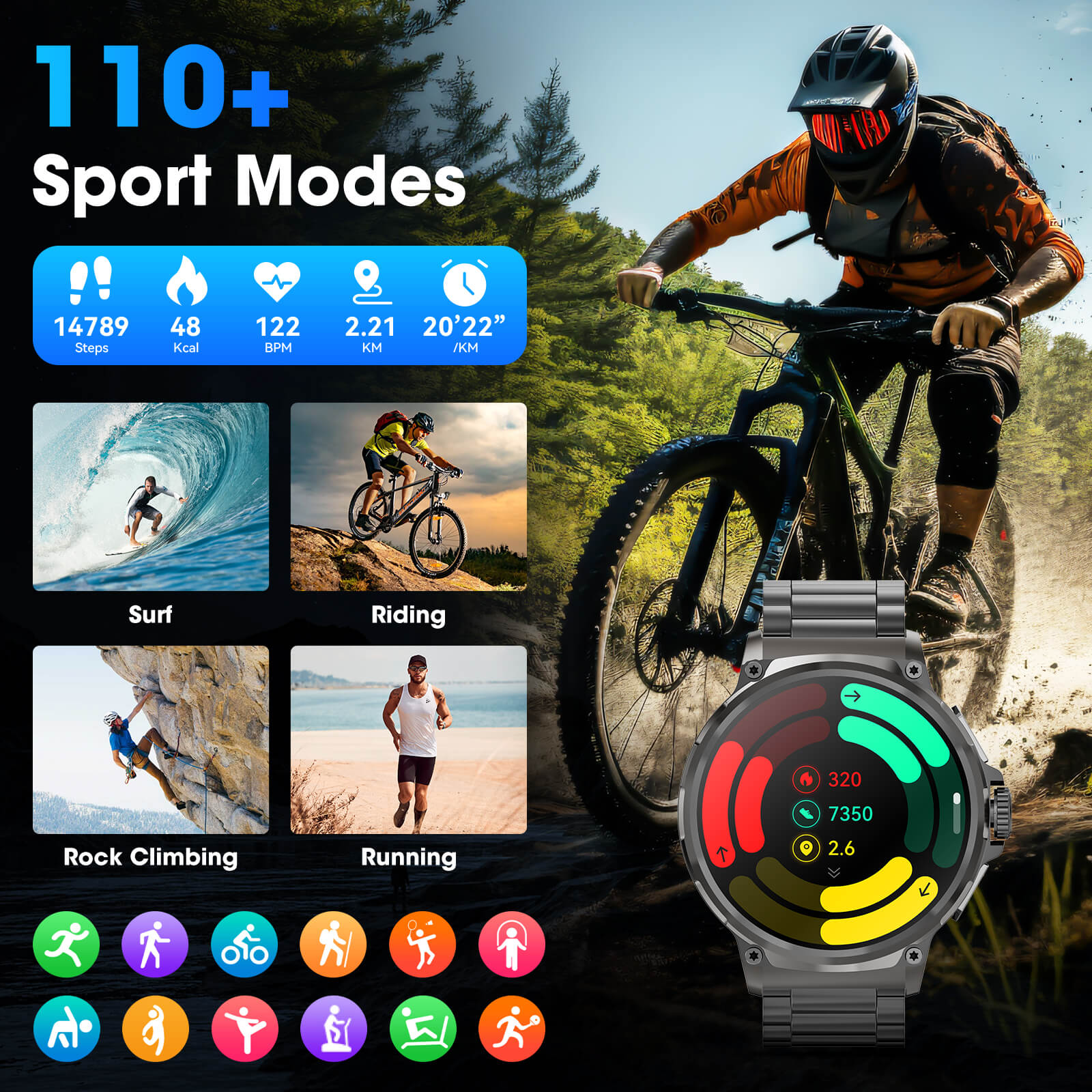 Mingdaln V69A Smart Watch For Men