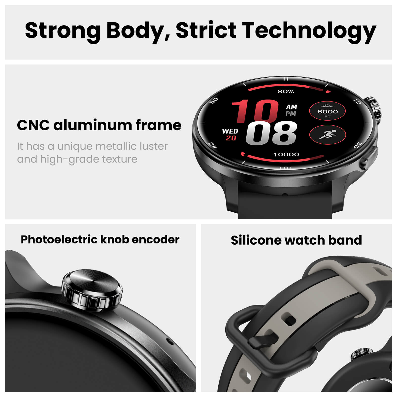 Mingdaln S666 GPS Smartwatch,1.43" AMOLED Screen