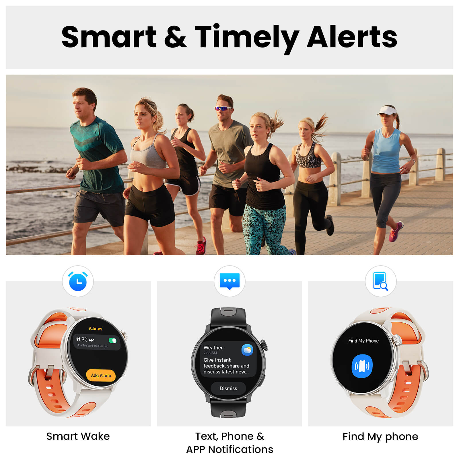 Mingdaln S666 GPS Smartwatch,1.43" AMOLED Screen