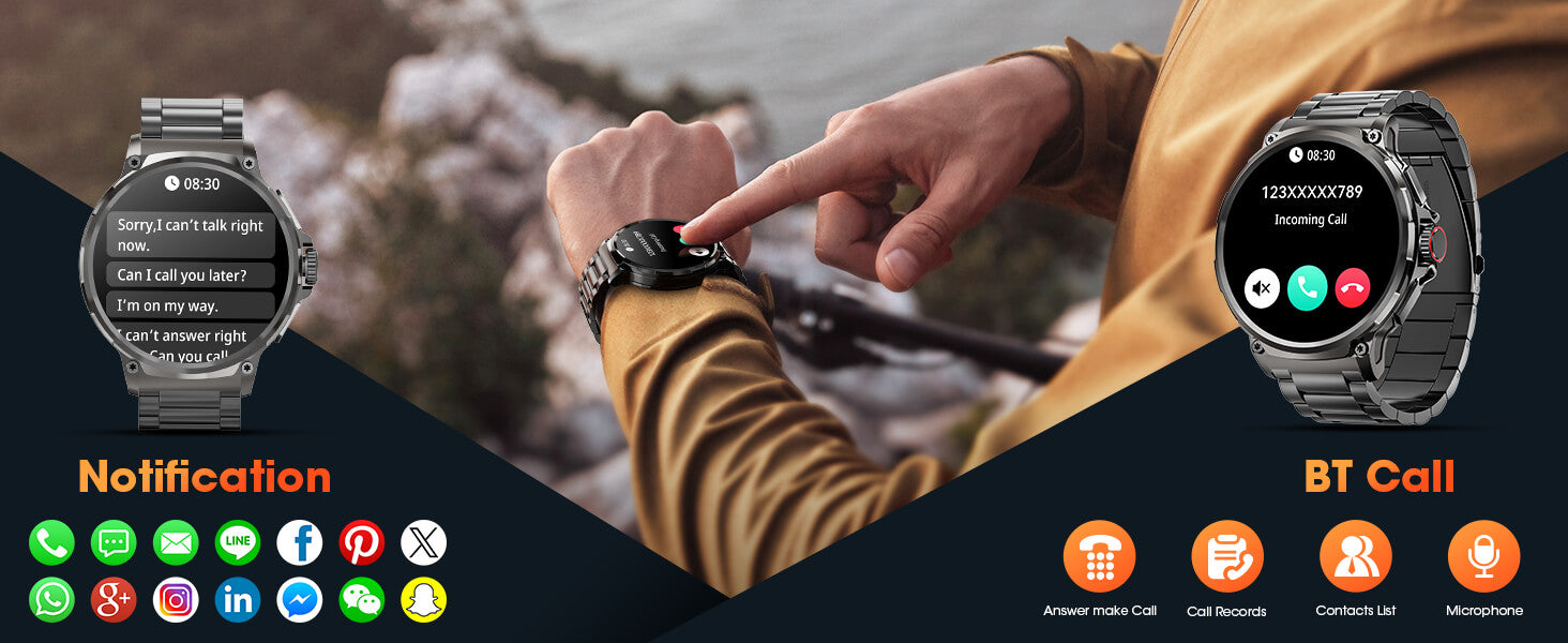 Mingdaln V69a Smart Watch Make and Receive Calls