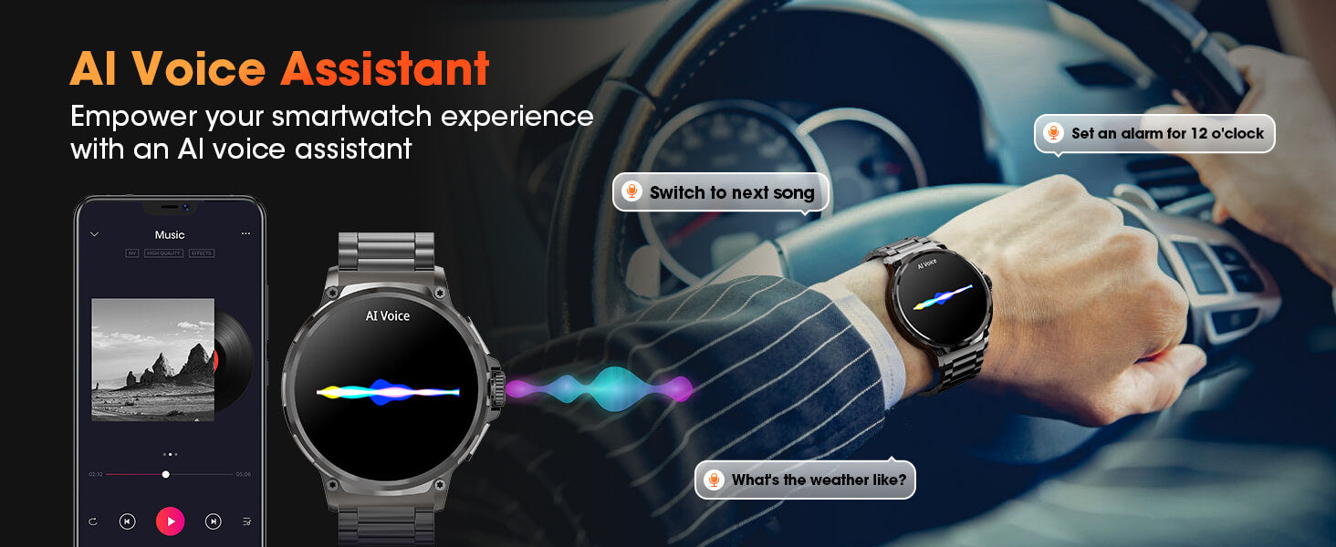 Mingdaln V69a Smartwatch AI Voice Assistant