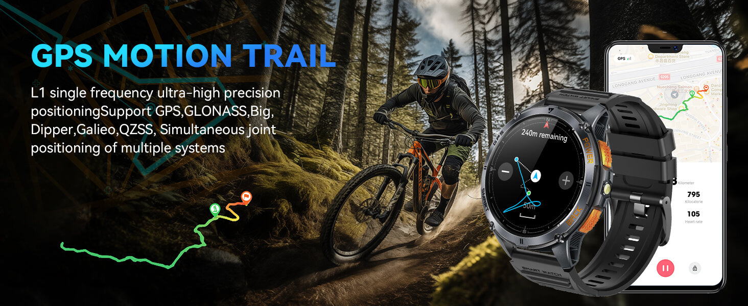 Mingdaln k67 smart watch GPS sports track tracking