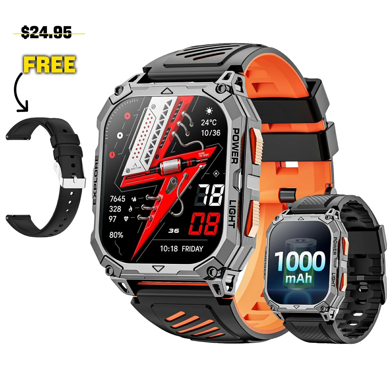 Mingdaln i155 Military Smartwatch