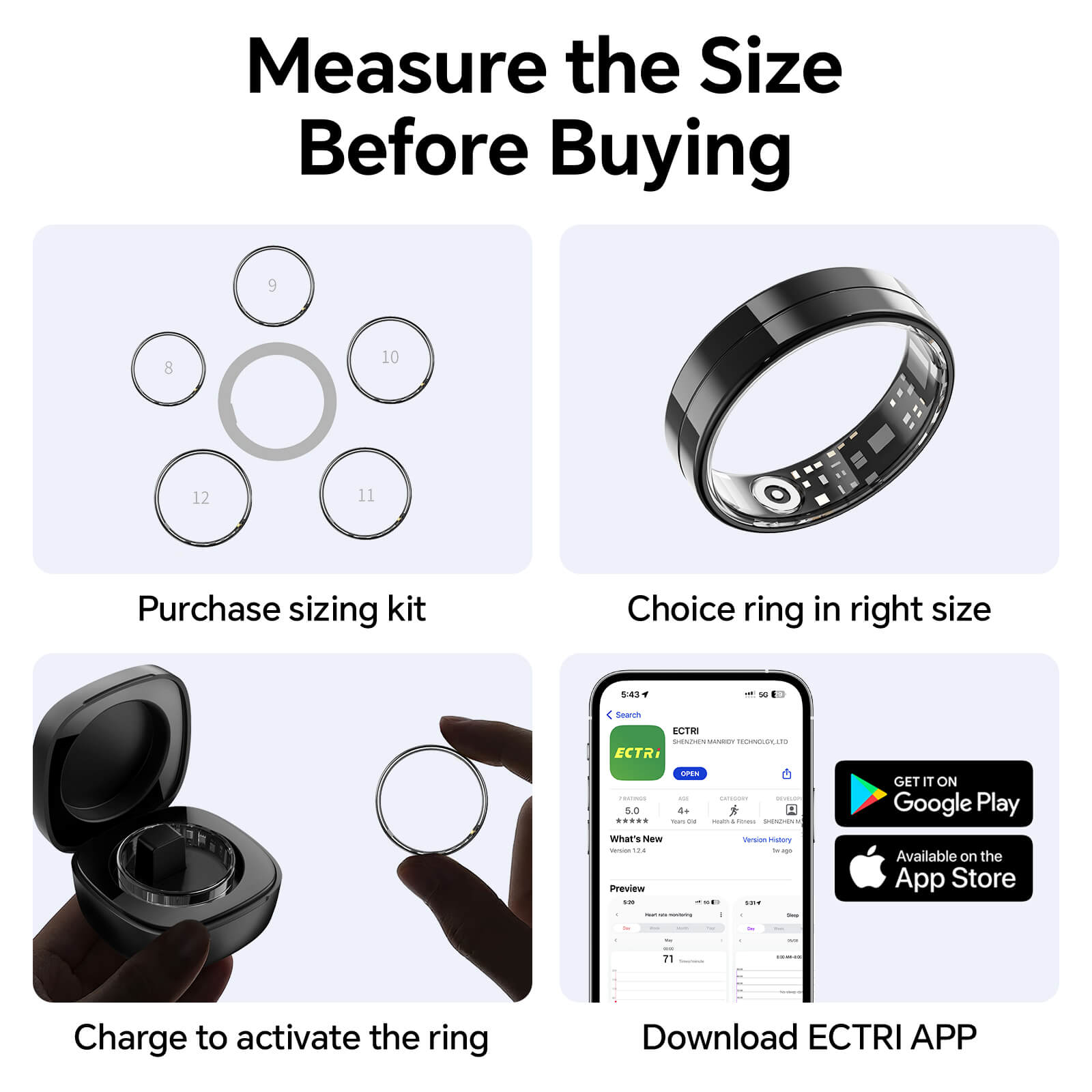Mingdaln R11 Smart Ring For Men
