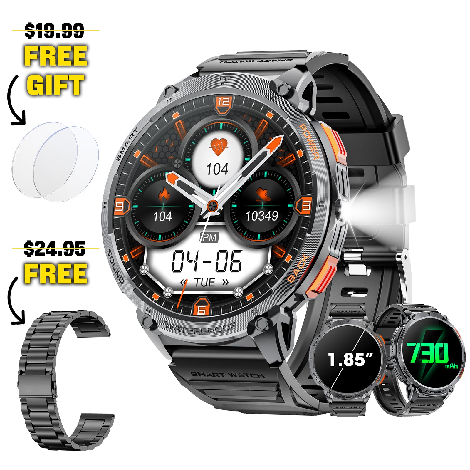 Mingdaln K68 Military Smartwatch