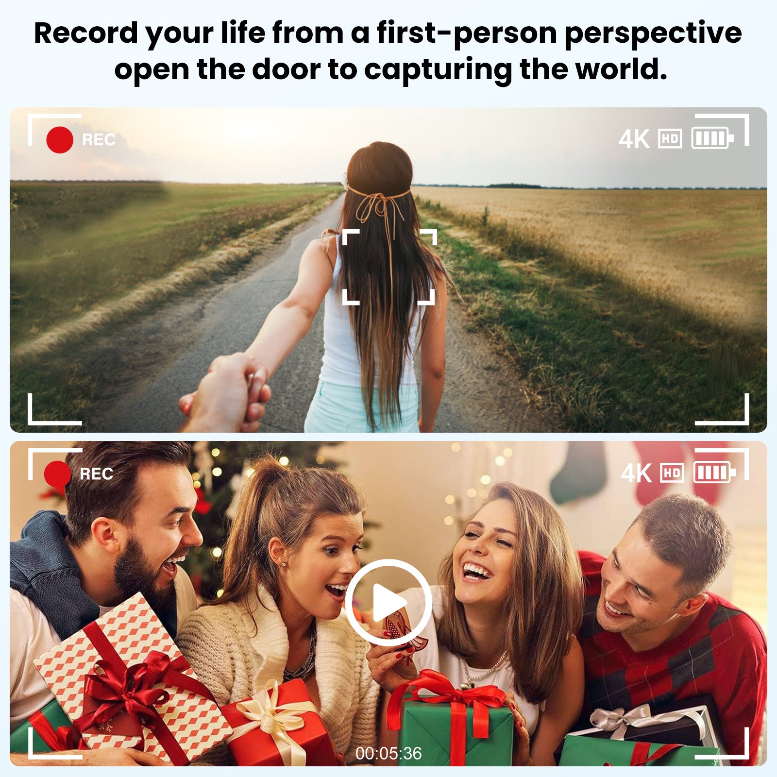 Mingdaln W610 AI Smart Glasses – Photo Recognition, Voice Assistant, Video Recording, Bluetooth Music, IP65 Waterproof