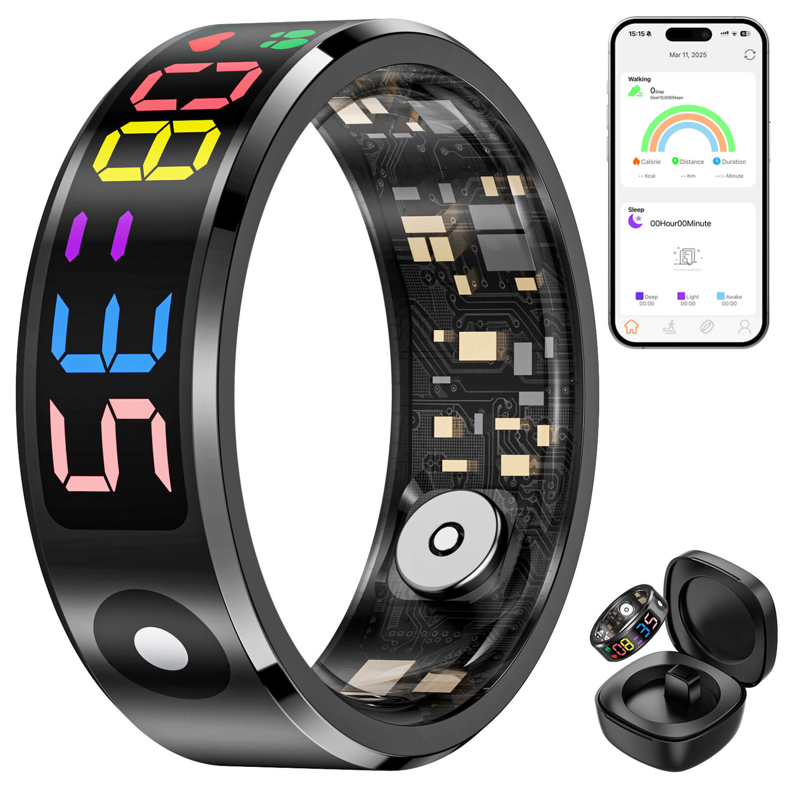 Mingdaln R12 Smart Ring For Men