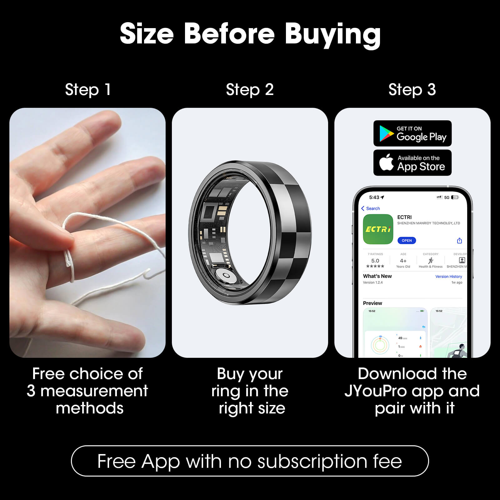 Mingdaln R9 Smart Ring For Men